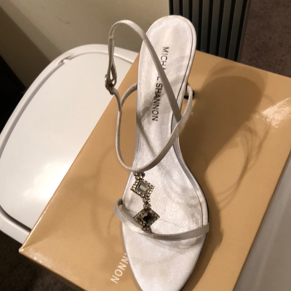 Silver shoes
